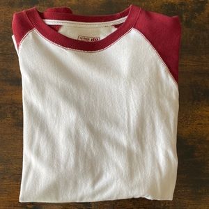 *3/$30*  Men’s long sleeve baseball style T-shirt